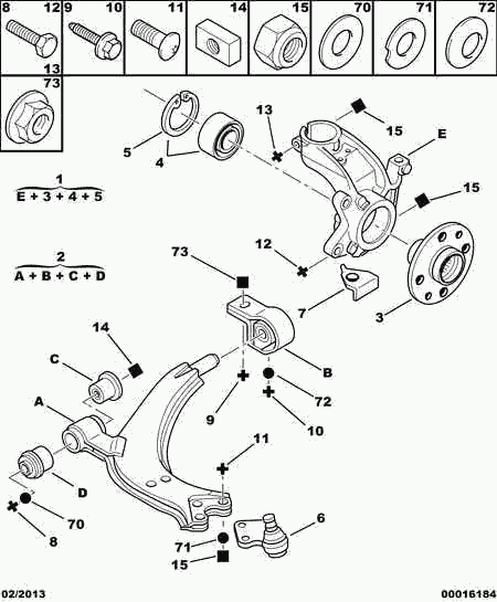 CITROËN 3640.50 - Шаровая опора, несущий / направляющий шарнир www.parts5.com