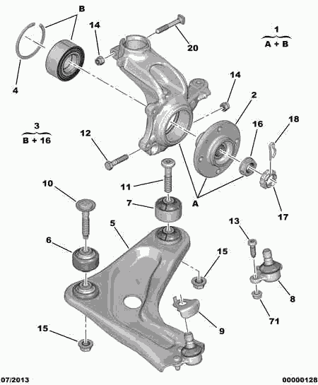 CITROËN 3520 W5 - Barra oscilante, suspensión de ruedas parts5.com