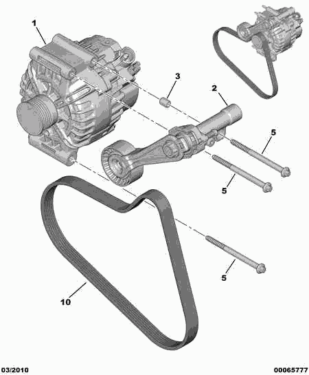 PEUGEOT 5705.NR - Generator / Alternator www.parts5.com