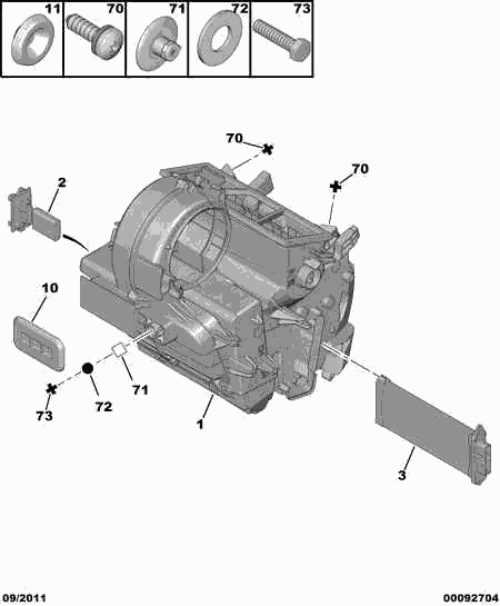 PEUGEOT 6441 Q7 - Resistor, interior blower www.parts5.com