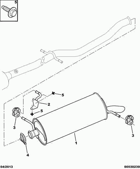 CITROËN 1755 A2 - Bearing Bush, stabiliser www.parts5.com