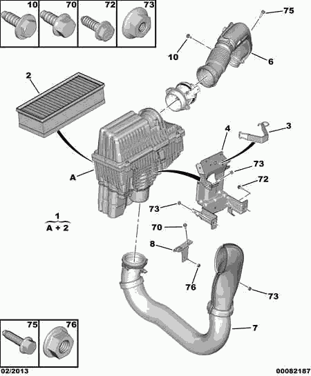 PEUGEOT 1444 WN - Air Filter parts5.com