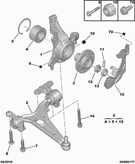 RENAULT 3350 93 - Wheel hub, bearing Kit www.parts5.com