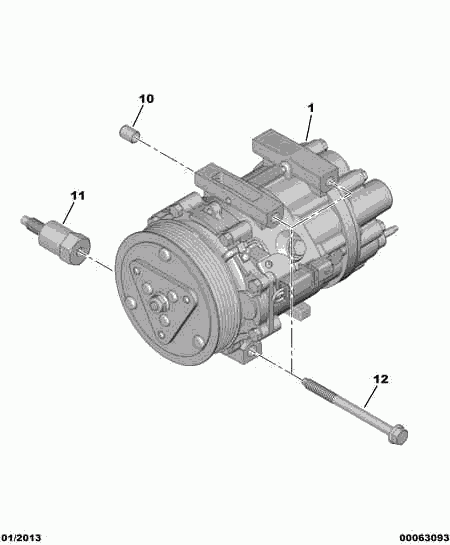 TOYOTA 6453 YX - Compresseur, climatisation www.parts5.com