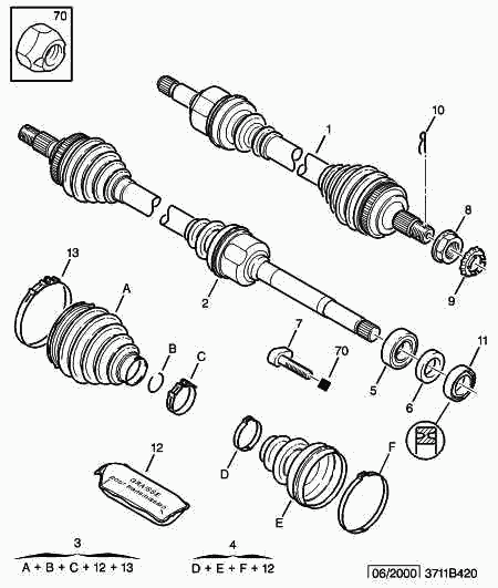 PEUGEOT 3273 9Z - Drive Shaft www.parts5.com