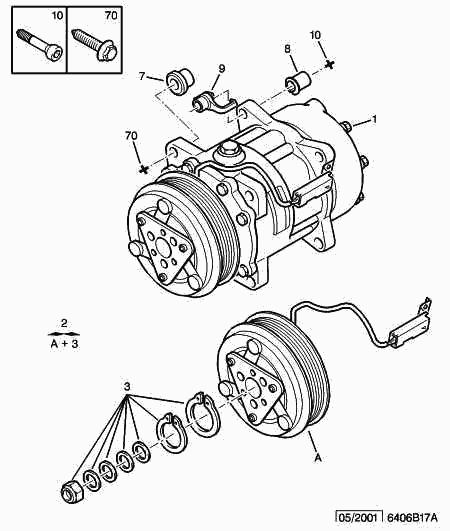 CITROËN 6453.LQ - Kompresör, klima sistemi www.parts5.com