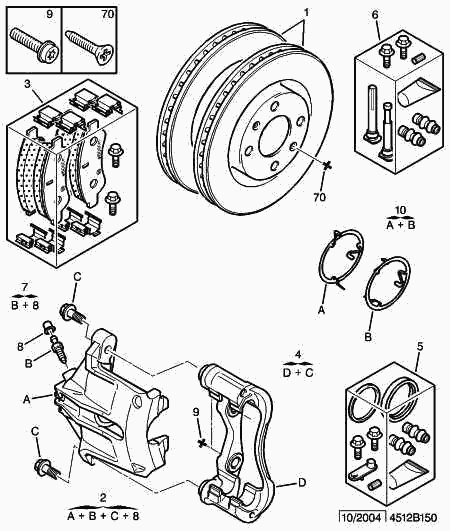 CITROËN 4252-18 - Fékbetétkészlet, tárcsafék www.parts5.com