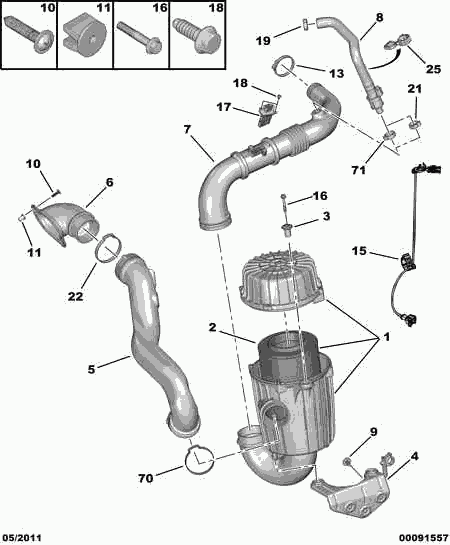 PEUGEOT (DF-PSA) 1434 J1 - Žarnica www.parts5.com