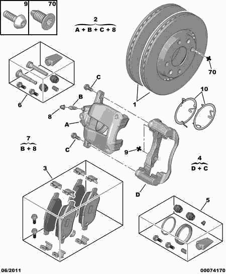 CITROËN (DF-PSA) 4249 18 - Δισκόπλακα www.parts5.com