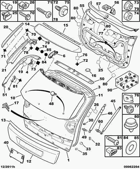 CITROËN 8565.53 - Razpiralna zakovica www.parts5.com