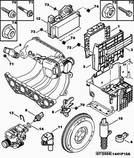 CITROËN 1338.F8 - Senzor,temperatura lichid de racire www.parts5.com