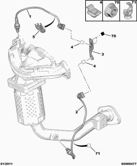 CITROËN/PEUGEOT 1618 AN - Lambda Sensor parts5.com