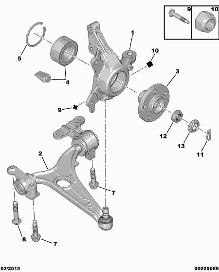 PEUGEOT 3520 X0 - Track Control Arm www.parts5.com