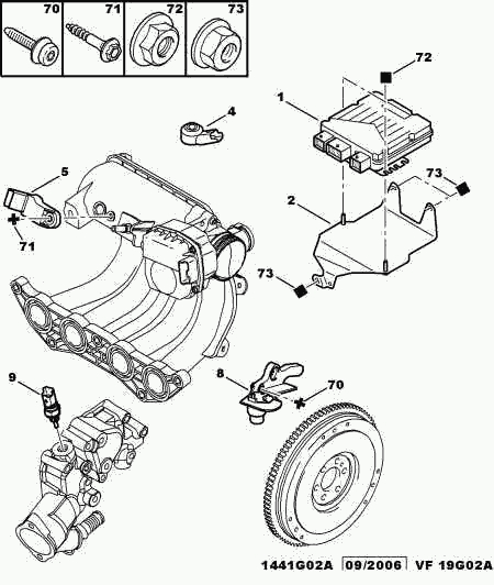 PEUGEOT (DF-PSA) 1338 A7 - Érzékelő, hűtőfolyadék-hőmérséklet www.parts5.com