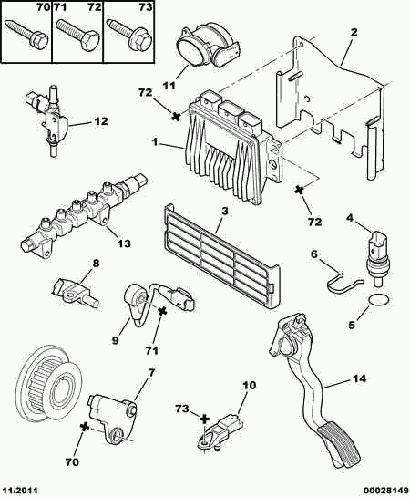 CITROËN 1920.LC - Senzor debit aer www.parts5.com