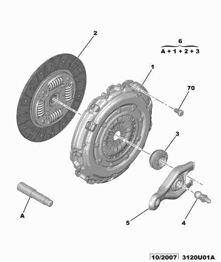 CITROËN 2055 HC - Clutch Kit www.parts5.com