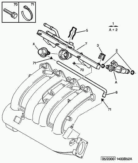 PEUGEOT (DF-PSA) 1985 32 - Control Valve, fuel pressure www.parts5.com