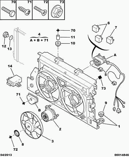 CITROËN 1338 30 - Termosztát, hűtőfolyadék www.parts5.com