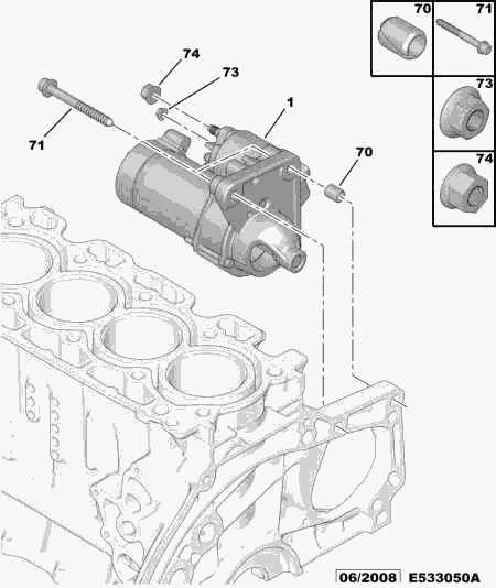 CITROËN 5802 Y4 - Marş motoru www.parts5.com