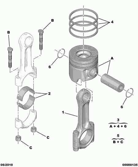 CITROËN 0628 R1 - Pistón www.parts5.com