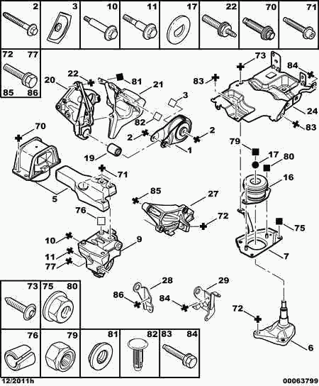 DS 1844 A8 - Holder, engine mounting www.parts5.com