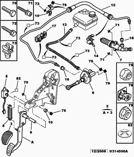 PEUGEOT 2182.32 - Master Cylinder, clutch www.parts5.com