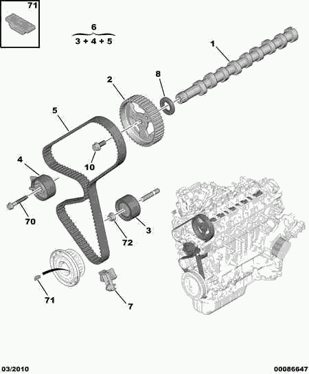 FIAT 16 069 489 80 - Обтяжна ролка, ангренаж www.parts5.com