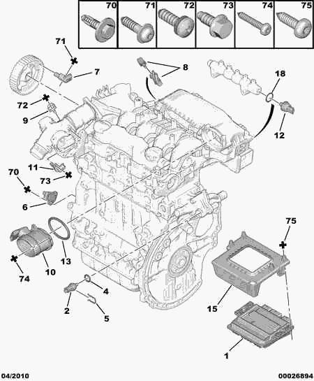 CITROËN 1920 GW - Senzor, presiune combustibil www.parts5.com