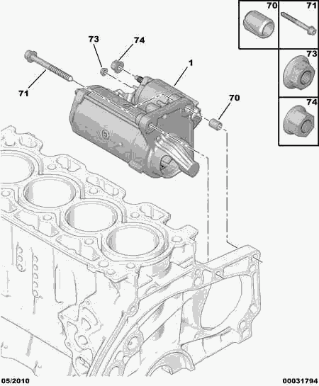 CITROËN (DF-PSA) 5802 Z8 - Стартер www.parts5.com