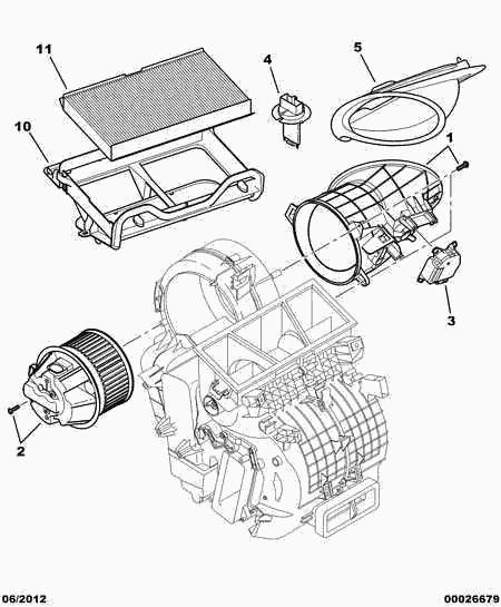 PEUGEOT (DF-PSA) 6447 NT - Φίλτρο, αέρας εσωτερικού χώρου www.parts5.com