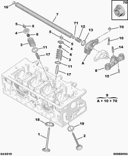 PEUGEOT 0948.91 - Zawór dolotowy www.parts5.com