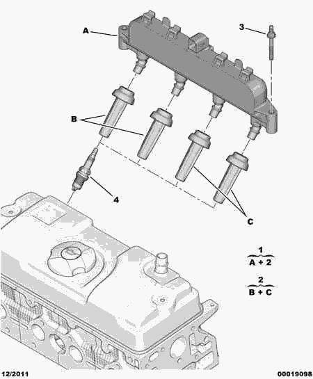 CITROËN 5970.A8 - Cewka zapłonowa www.parts5.com