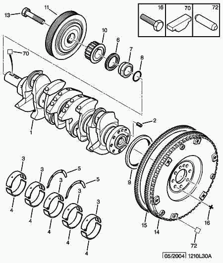 PEUGEOT 0515.R7 - Шкив коленчатого вала www.parts5.com