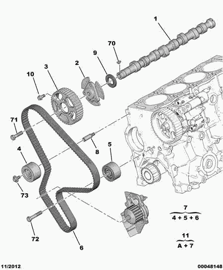 CITROËN 0831.83 - Komplet zupčastog kaiša www.parts5.com