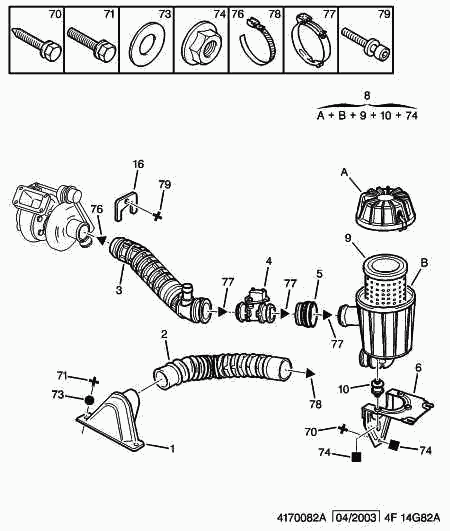 CITROËN 1920.8Q - Senzor debit aer www.parts5.com