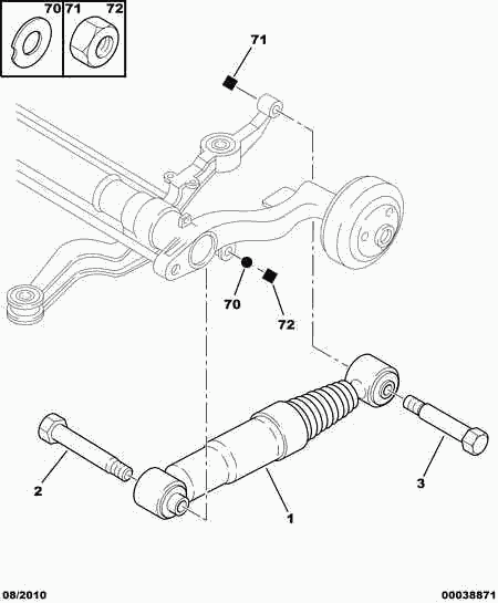 CITROËN 5206 G3 - Stoßdämpfer www.parts5.com