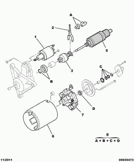 CITROËN 5835 99 - Зъбно колелце, стартер www.parts5.com