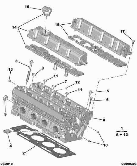 CITROËN 0248 P6 - Cylinder Head Cover parts5.com