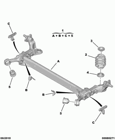 CITROËN 5131.C6 - Bush of Control / Trailing Arm www.parts5.com