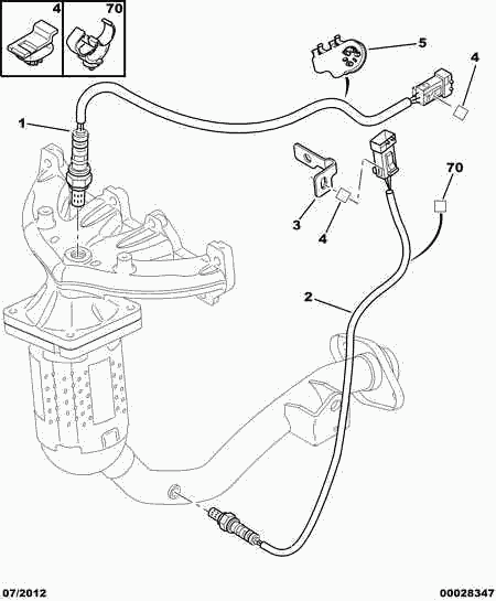 CITROËN 1628.HN - Lambda sensörü www.parts5.com