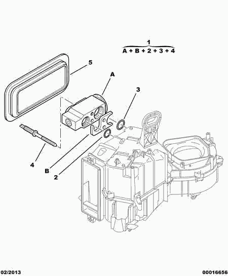 PEUGEOT 6461 H3 - Расширительный клапан, кондиционер www.parts5.com