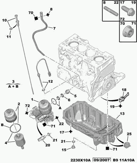 CITROËN 1103.L8 - Junta www.parts5.com