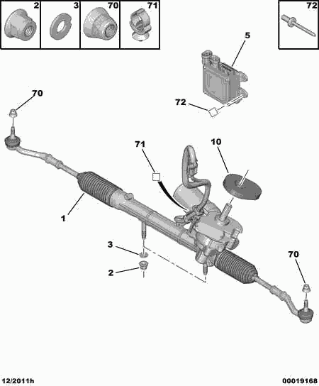 CITROËN 4000 TP - Steering Gear www.parts5.com