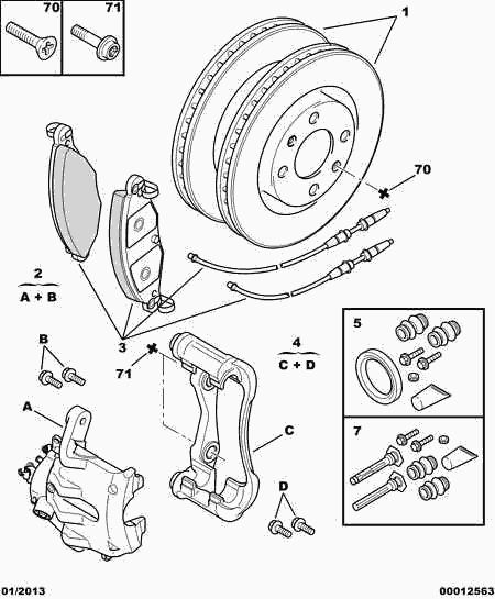 PEUGEOT 4246 W3 - Disc frana www.parts5.com