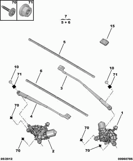 CITROËN 6426 PE - Wiper Blade www.parts5.com