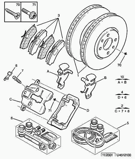 PEUGEOT 4439.20 - BRAKE CALIPER PACKED STUD www.parts5.com