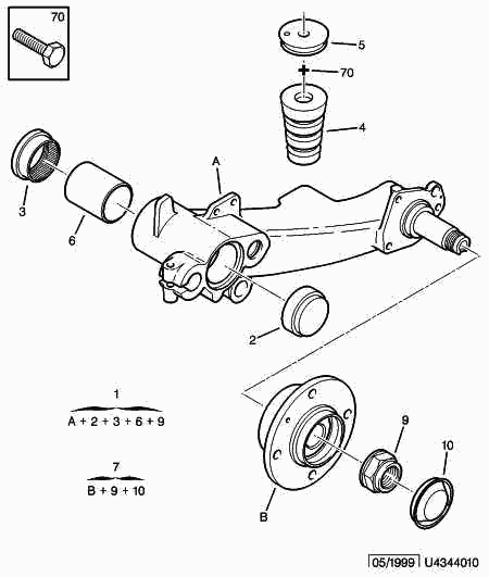 PEUGEOT 5131.48 - Tamir seti, bugi kolu www.parts5.com