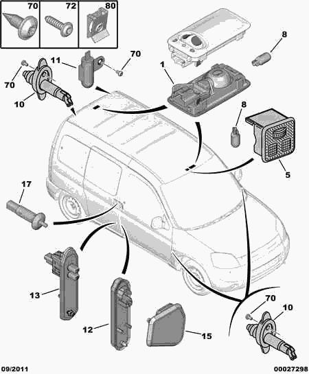 Opel 6 36 685 - Натяжной ролик, ремень ГРМ www.parts5.com