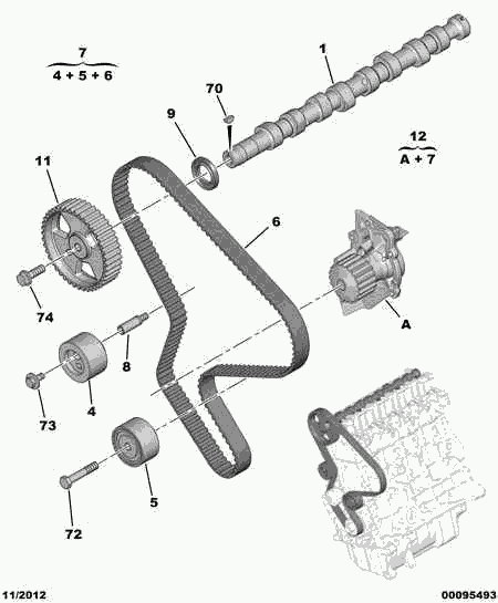 CITROËN 0830.63 - Ohjainrulla, hammashihna www.parts5.com