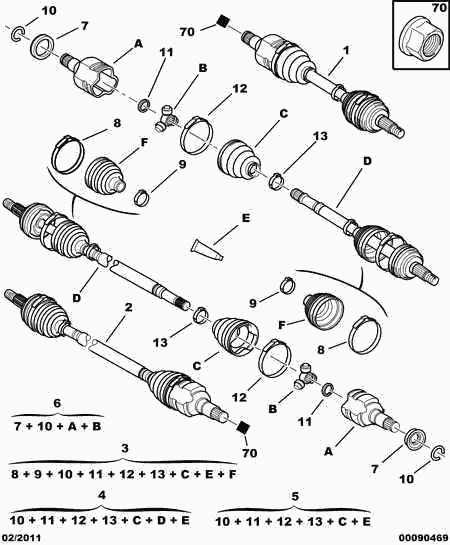 CITROËN 3298 10 - Bellow, drive shaft www.parts5.com